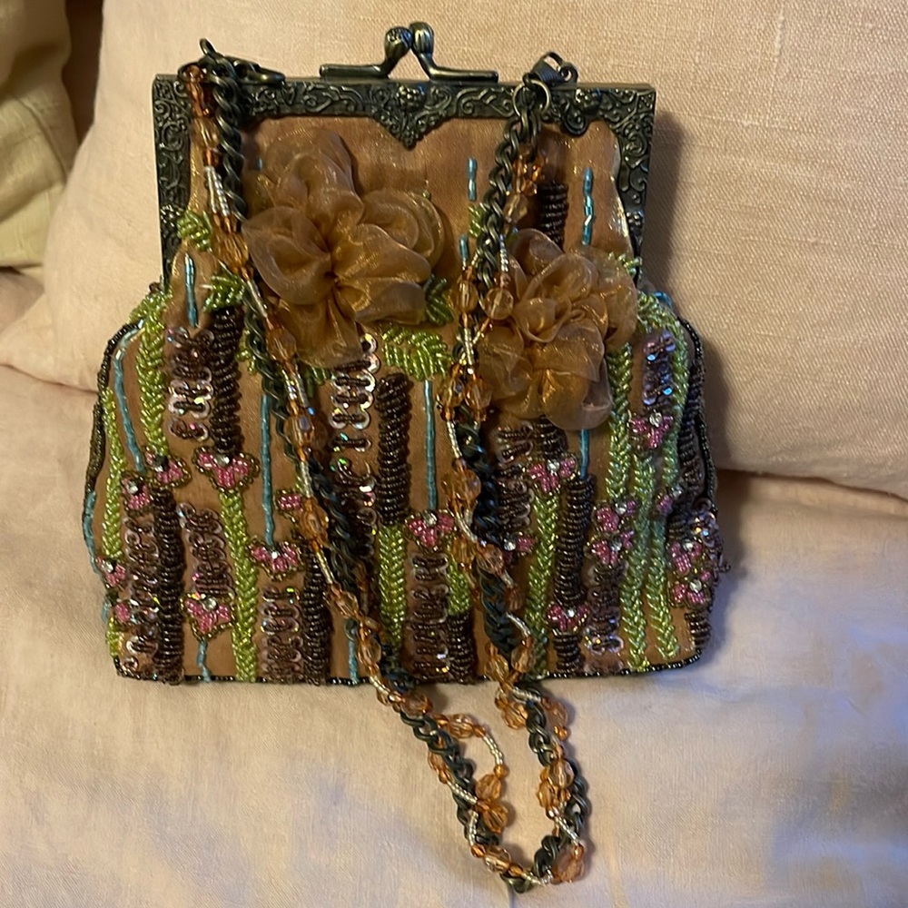 Beaded evening bag